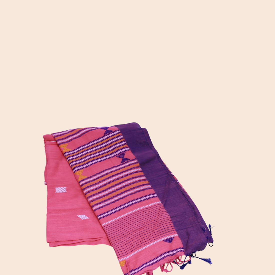 Elevate Your Style with the Koralia Bloom Khadi Cotton Saree - Handloom Weave Elegance