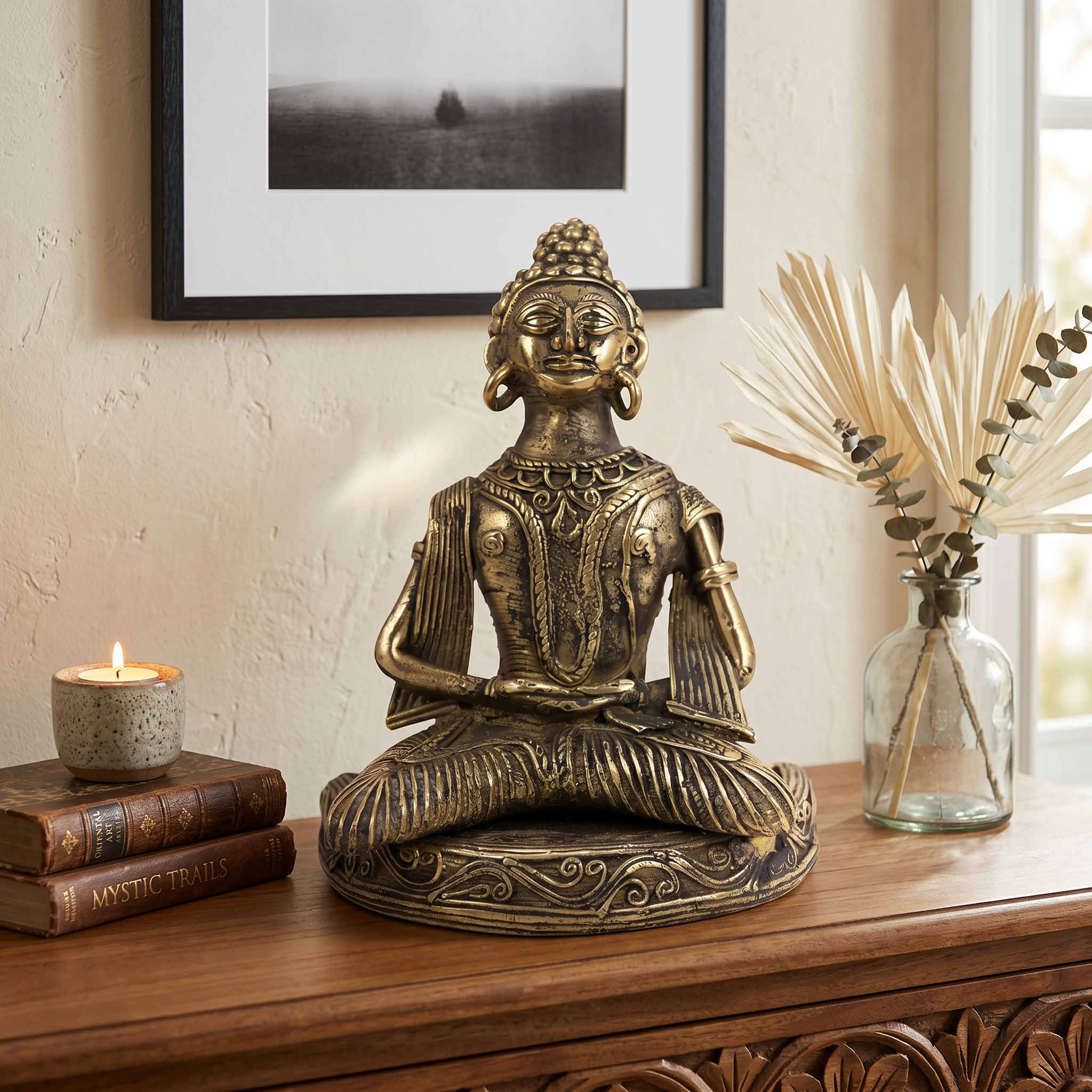 Dokra Lord Buddha: A Timeless Masterpiece of Tribal Artistry