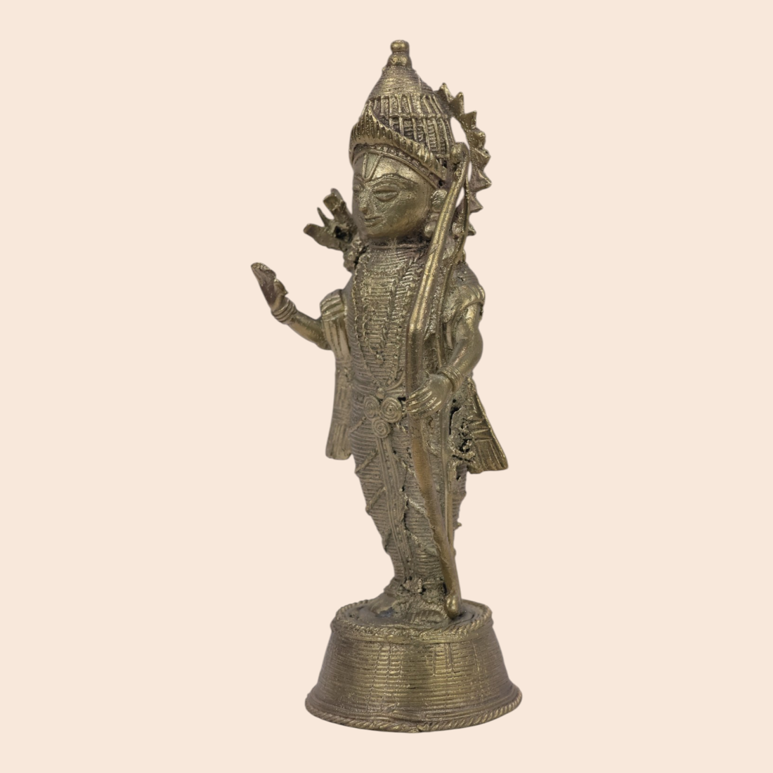 Dokra Ram ji - Handcrafted Indian Art (View 4) | Art Angan
