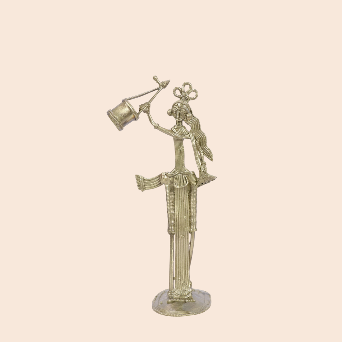 Discover the Timeless Elegance of Dokra Baul Set - Handcrafted Tribal Art