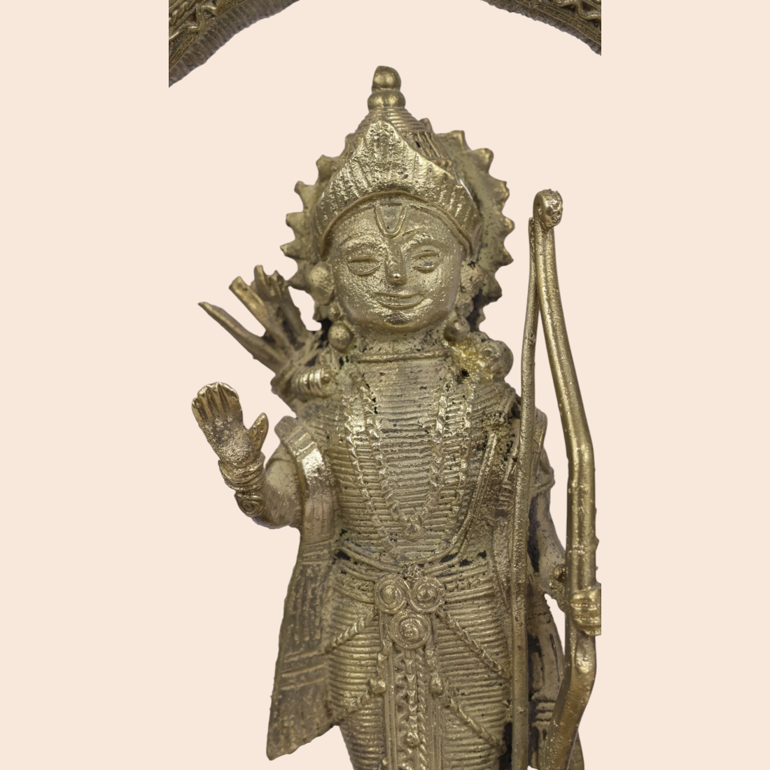 Dokra Ram ji - Handcrafted Indian Art (View 2) | Art Angan
