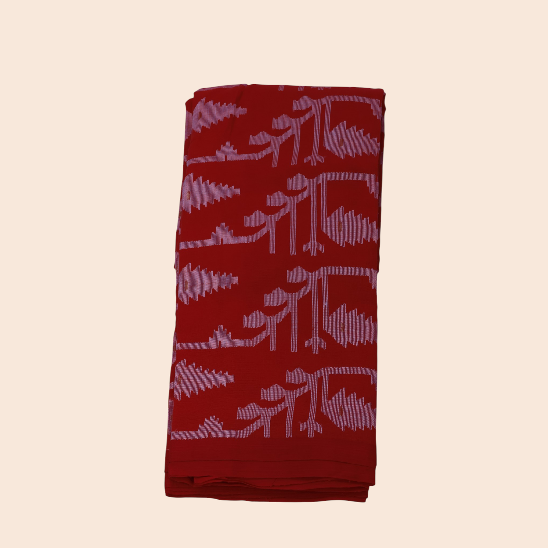 Experience the Elegance of Raktima Royale Soft Jamdani Saree - Handloom Weave Luxury