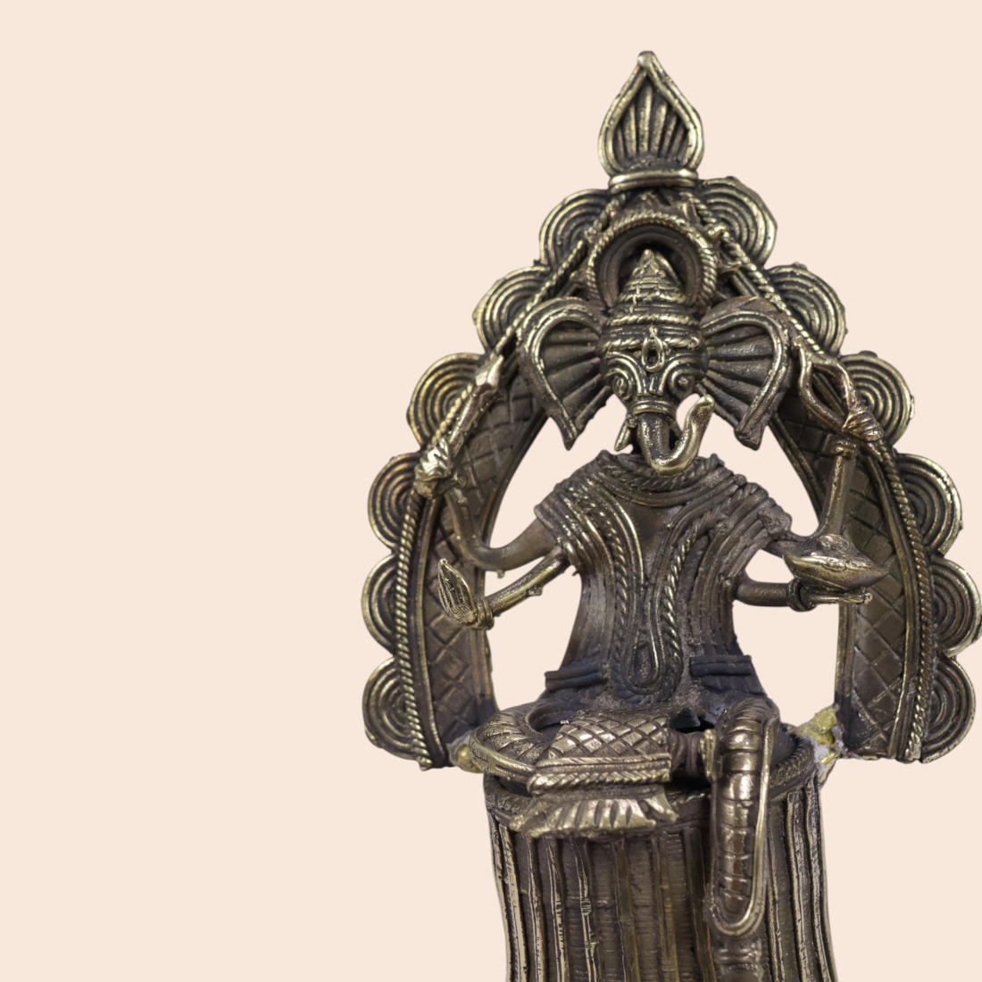 Dokra Ganesh ji - Handcrafted Indian Art (View 7) | Art Angan