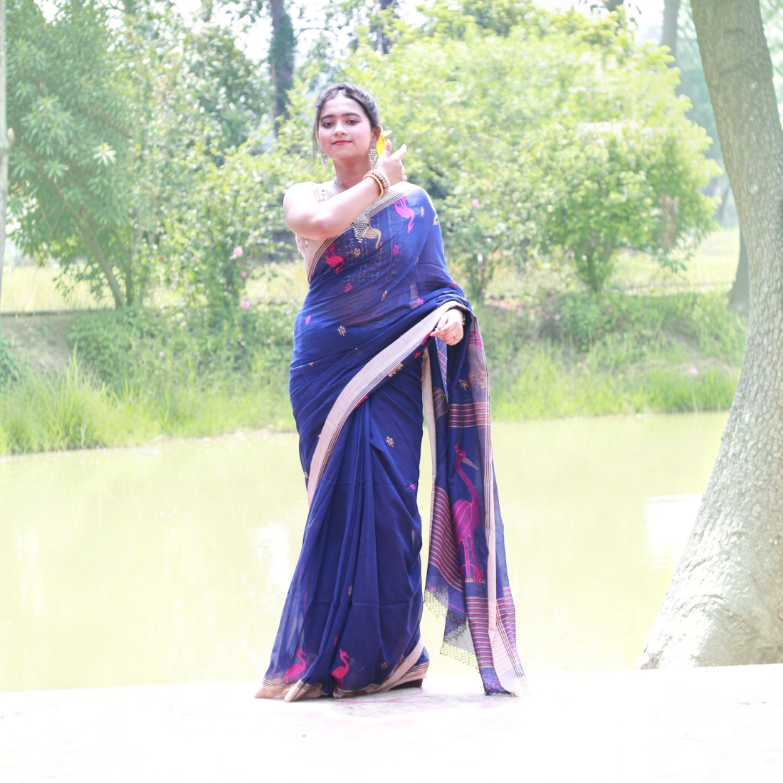 Elevate Your Ethnic Style with Neelayan Classic Khadi Cotton Saree