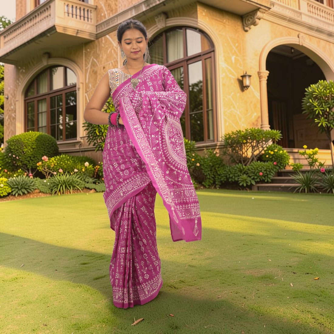 Rajanika Royale: The Epitome of Luxury in Madhubani Bangalore Silk Sarees