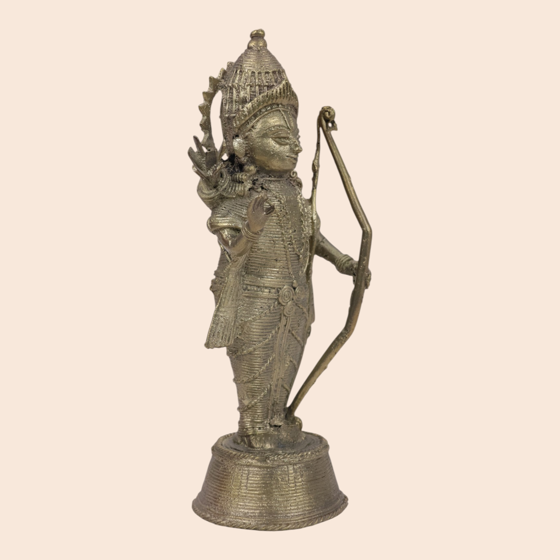 Dokra Ram ji - Handcrafted Indian Art (View 3) | Art Angan