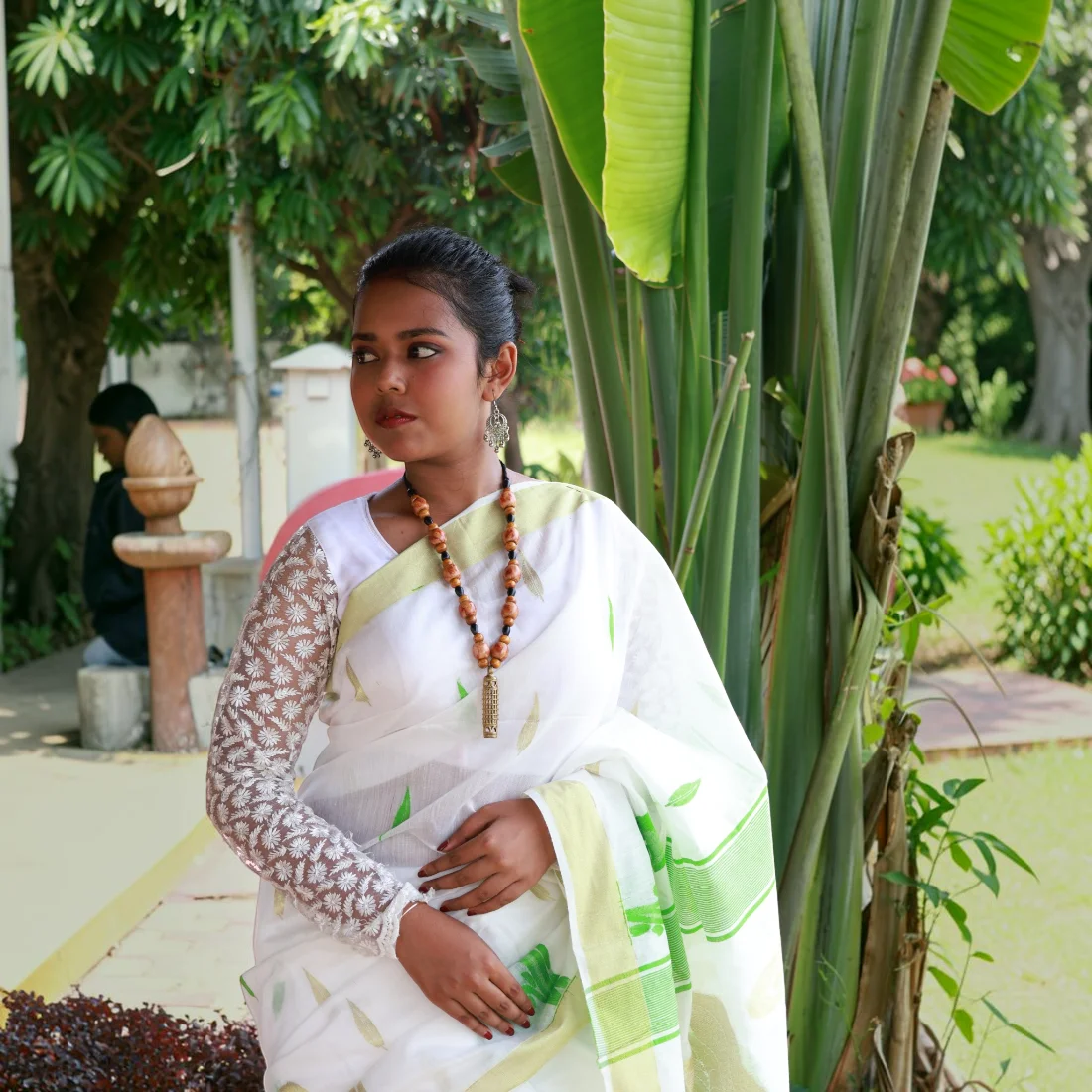 Shubhra Kalka Handwoven Handloom Saree Thumbnail 5