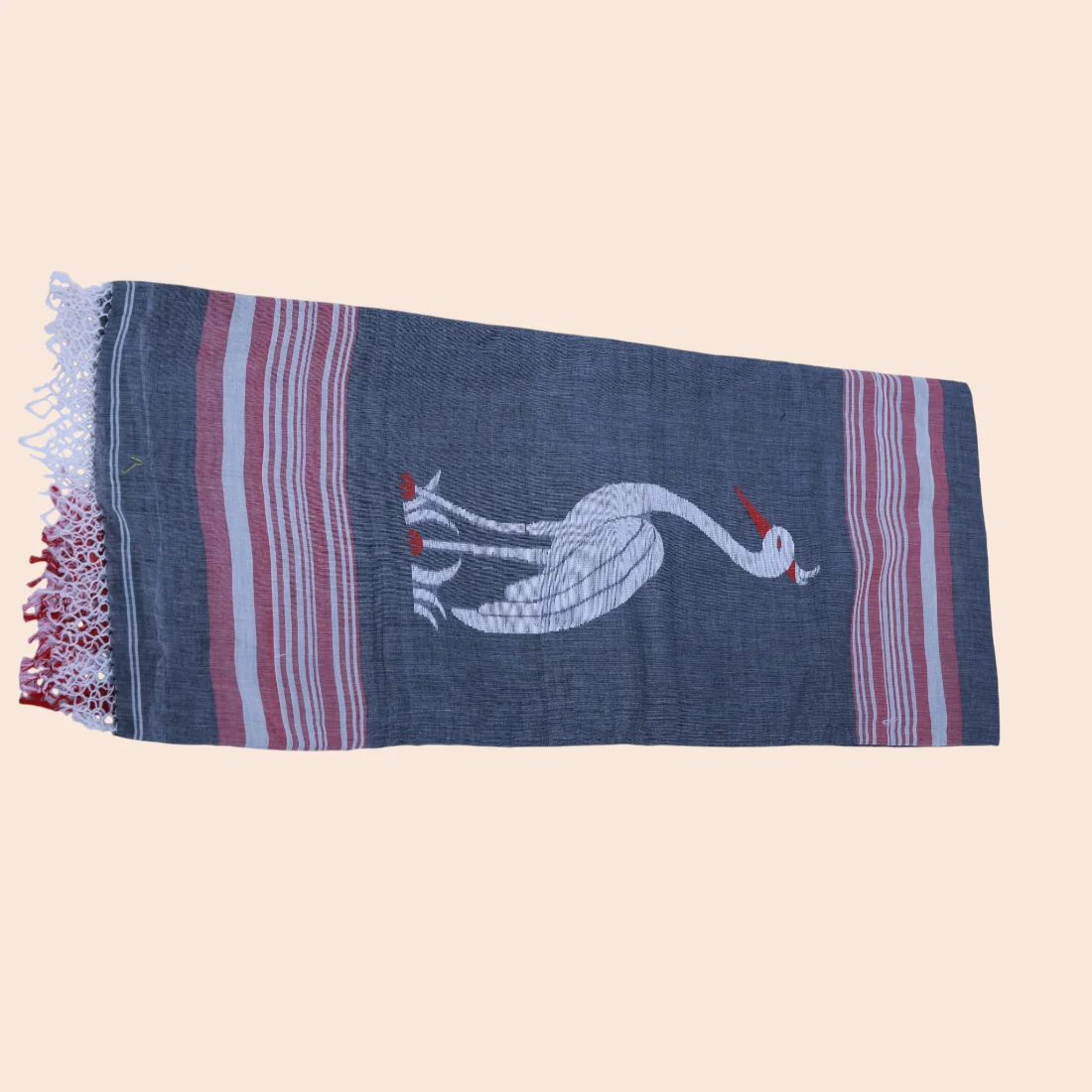 Mrittika Grace Khadi Cotton Saree - Authentic Handcrafted Saree | Art Angan