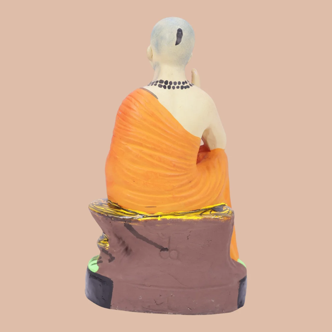 Handcrafted Krishnanagar Clay Srila Prabhupada Idol – Bengali Devotional Art Thumbnail 5