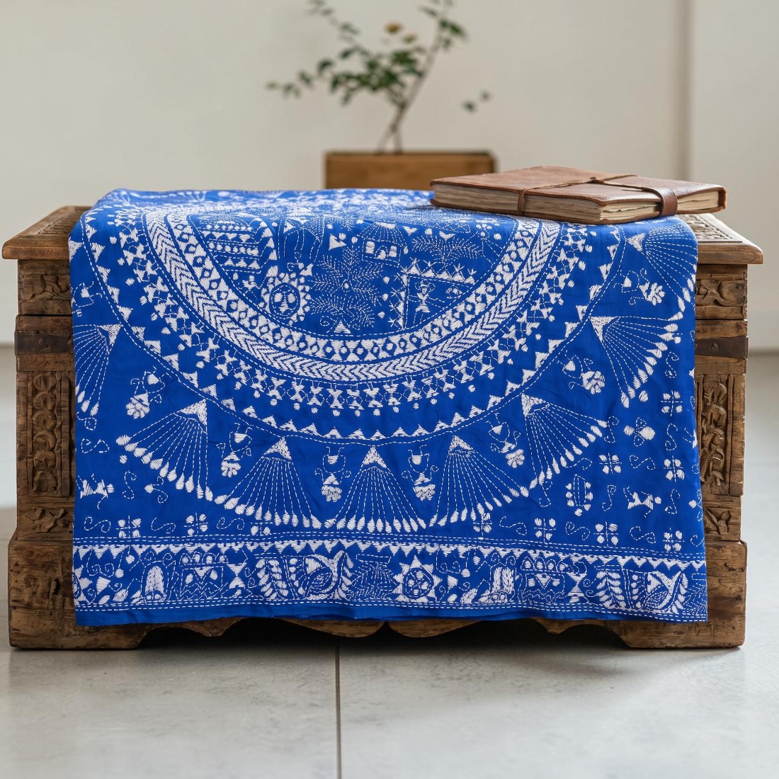 Neelambari Signature Madhubani Bangalore Silk Saree: A Masterpiece of Indian Handloom